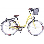 Mestský bicykel 28 Fuzlu New York 3S ATM Žltý Hliníkový